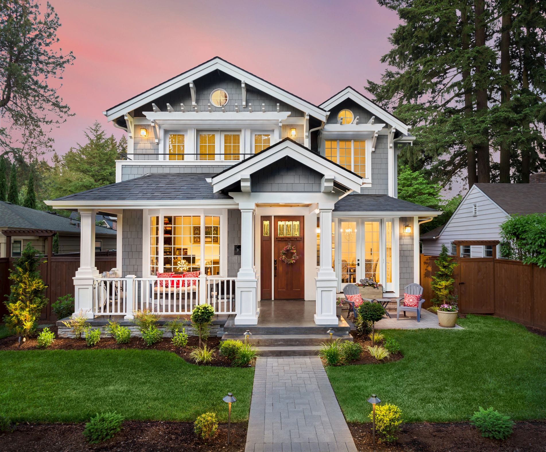 Happy homeowner